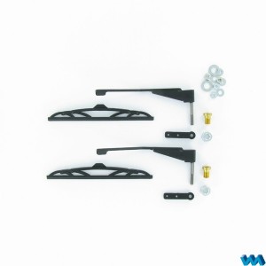 VEROMA 1/8 雨刷組 87mm 可動型 2入 (